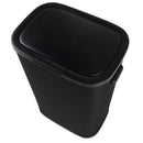Poubelle Push Inox Portland - 60L - Noir