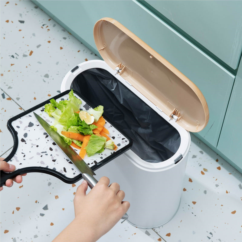 Poubelle De Salle De Bain Push Aldo - 10L