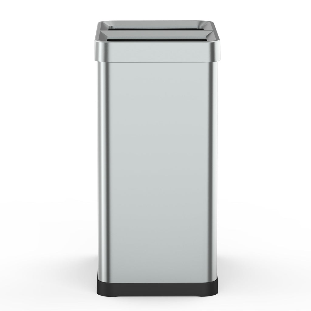 Poubelle De Tri Open Top Inox Tallin - 2X30L - Argent