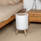 Poubelle De Salle De Bain Push Malmo - 7L - Bois