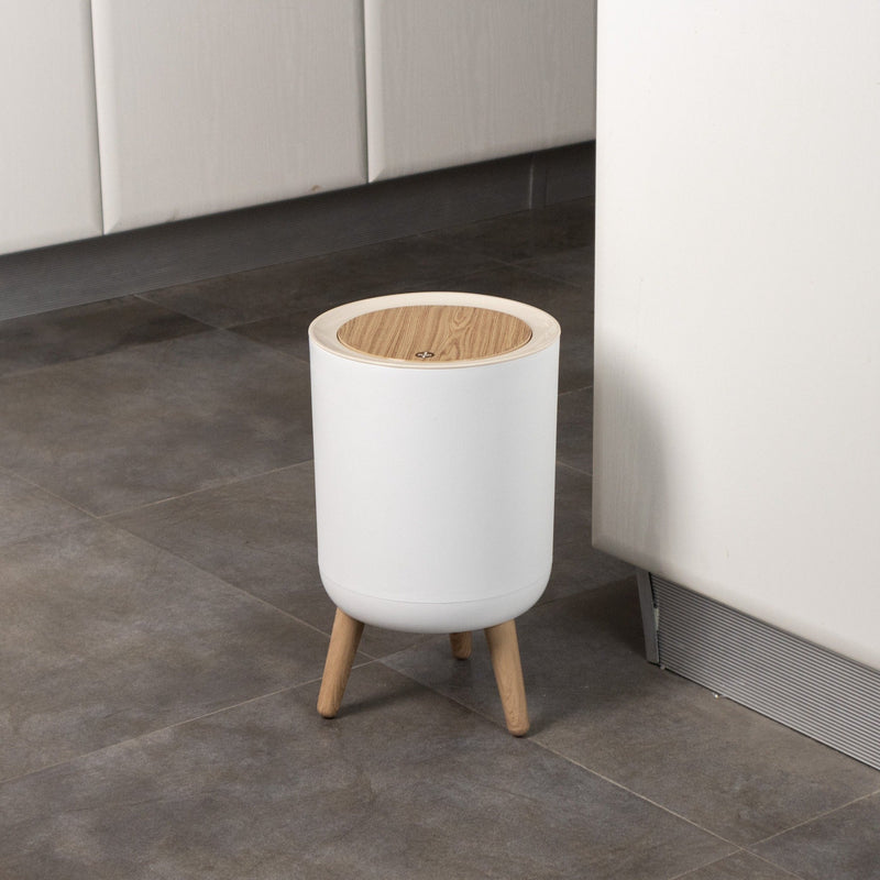 Poubelle De Salle De Bain Push Malmo - 7L
