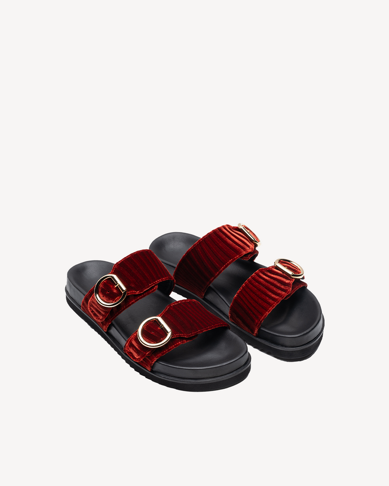 Sandalia Ruggine con doble hebilla