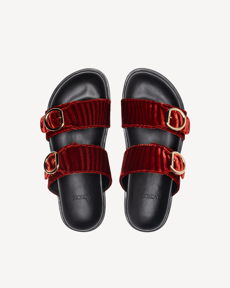 Sandalia Ruggine con doble hebilla