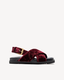 Sandalia Bloom Cruzada Rojo Rubí