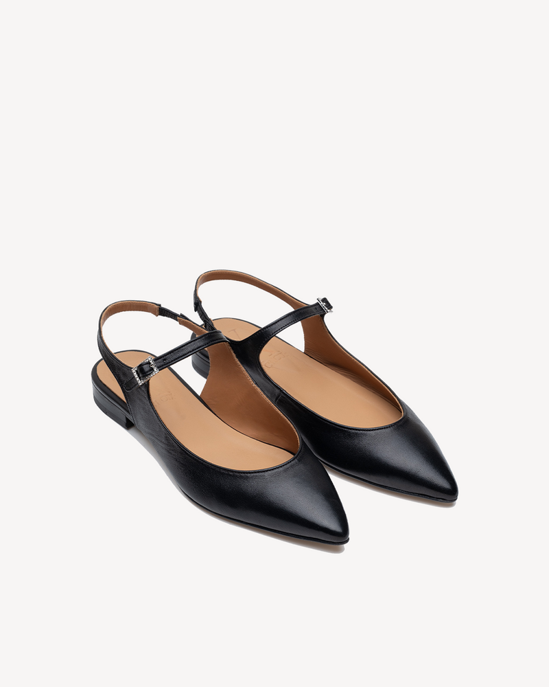 Bailarina destalonada Lucie negra