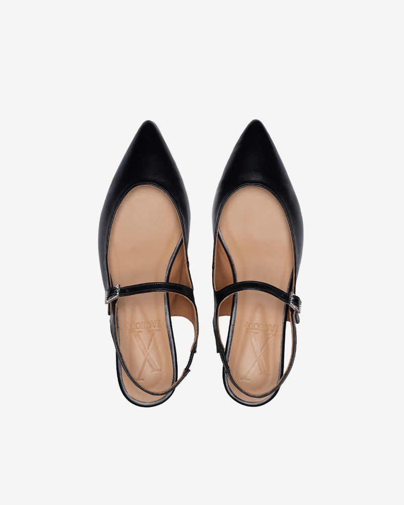 Bailarina destalonada Lucie negra