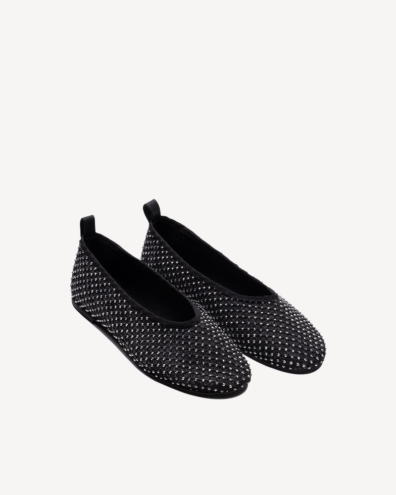 Bailarina Lola Negro Strass