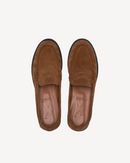 Mocasín Pelo De Becerro Marrón