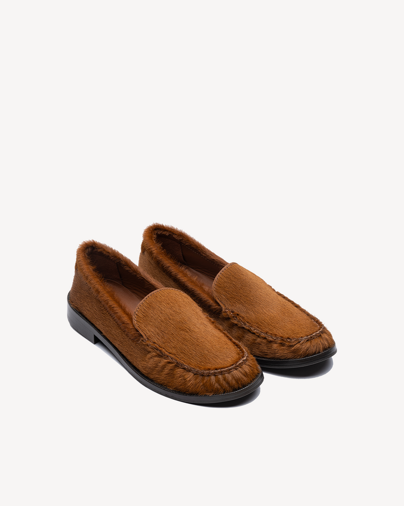 Mocasín Mocasín Pelo Vacuno Camel