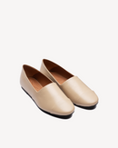 Slip-On de cuero café