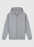 Sweat À Capuche Premium Blanks Full Zip - Washed Grey