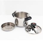 Olla a presión Ø22cm 6L CLASSIQUE en acero inoxidable con cesta de cocción - REDDECO.com