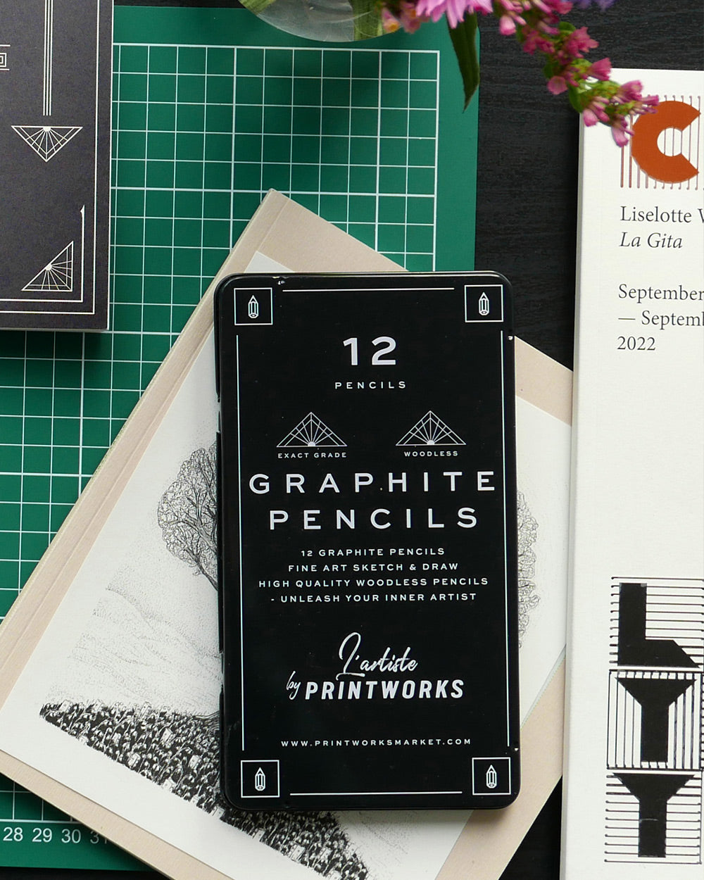 12 Crayons De Couleur - Graphite
