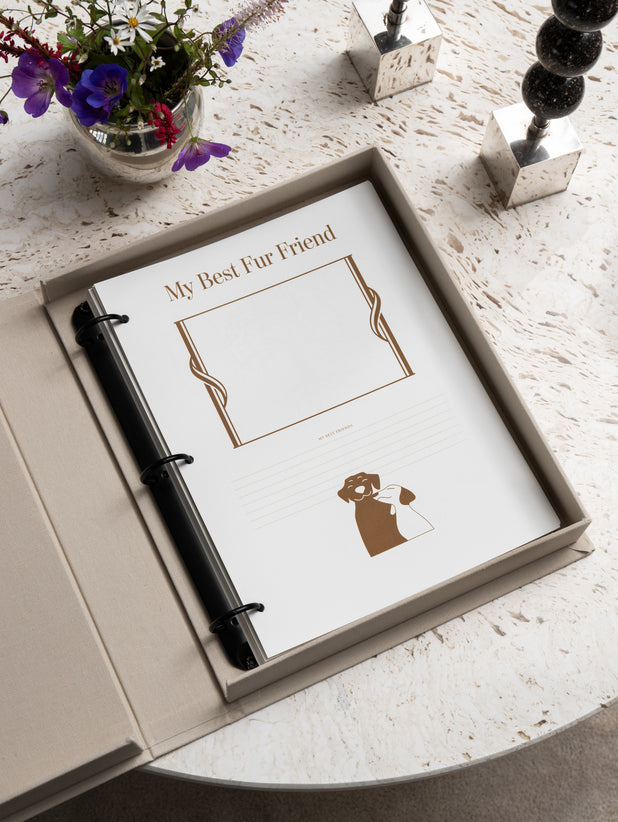 Insert Paper for Dog Photo Album - La Vie D'Un Chien
