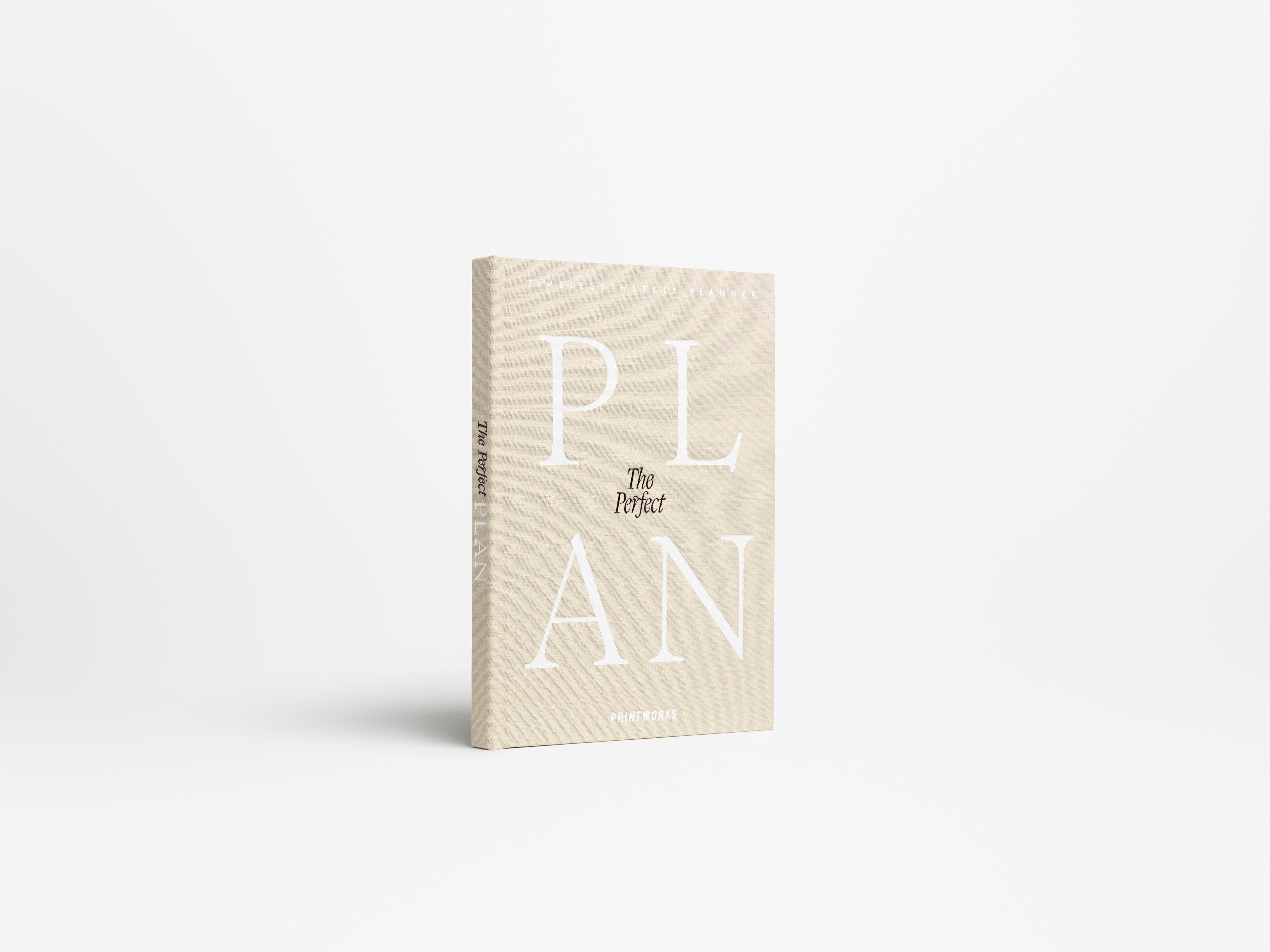 Weekly Planner - The Perfect Plan, Beige