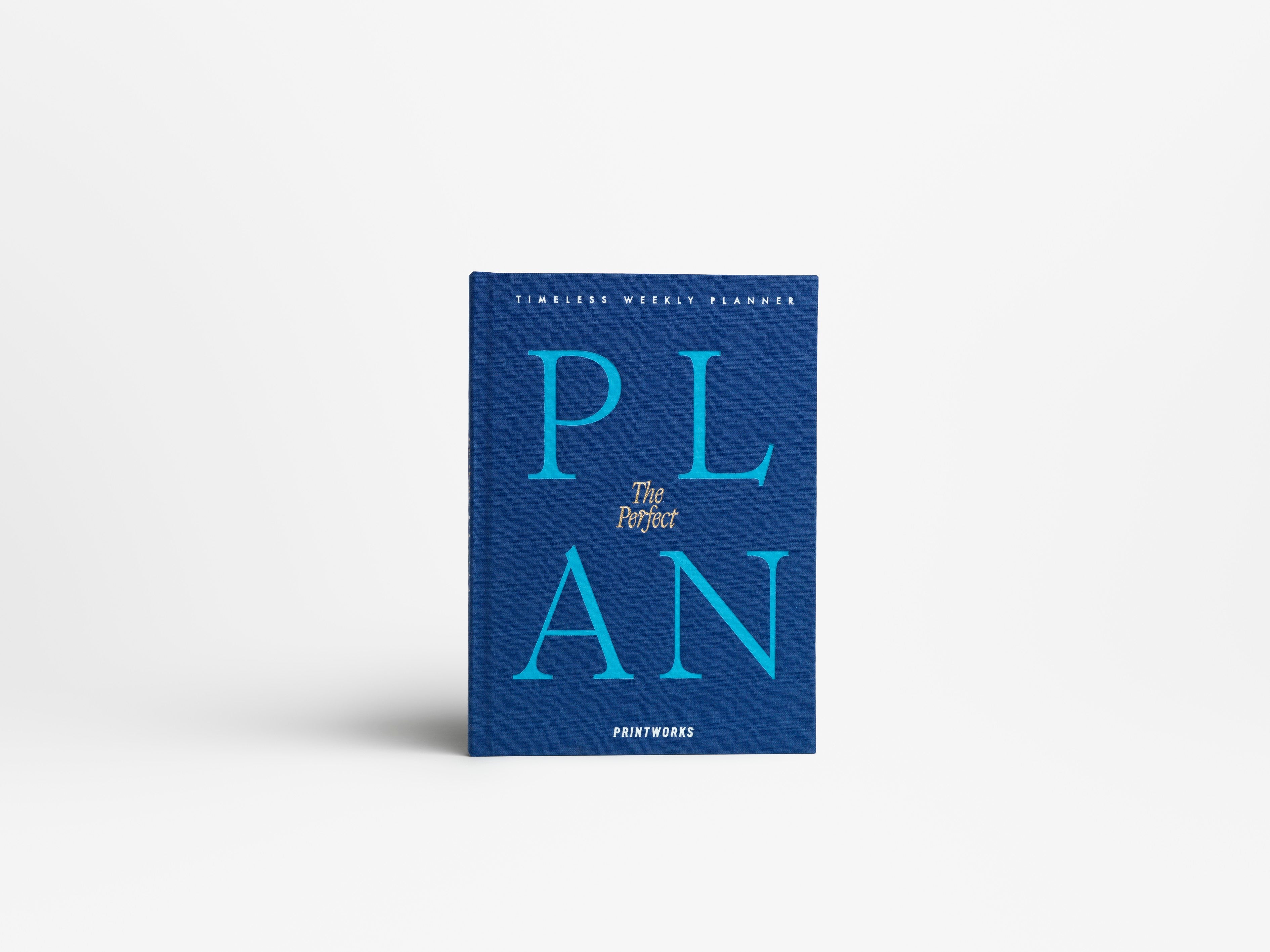 Weekly Planner - The Perfect Plan, Blue