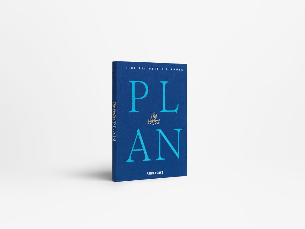 Weekly Planner - The Perfect Plan, Blue