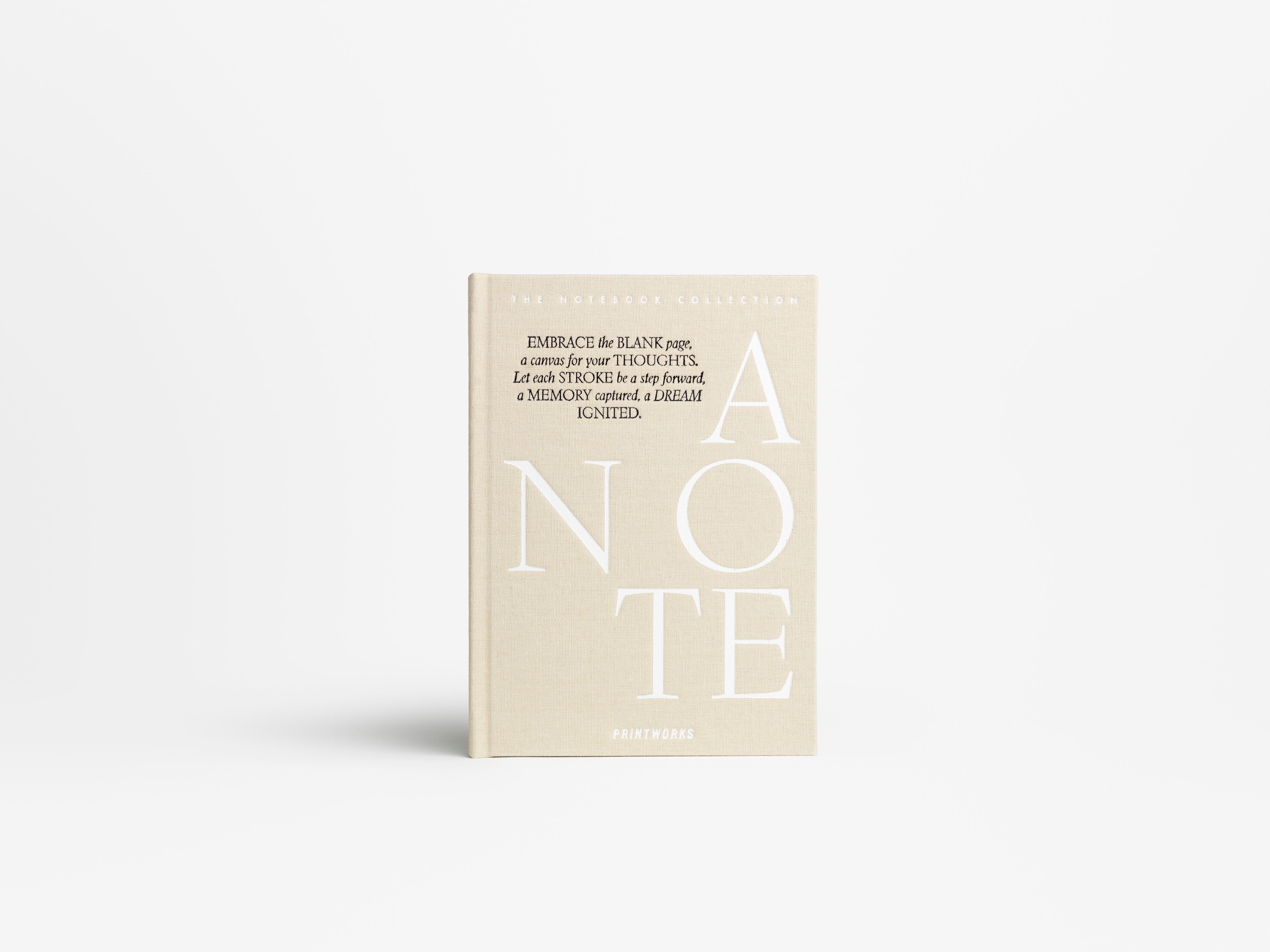 Notebook - Just A Note, Beige