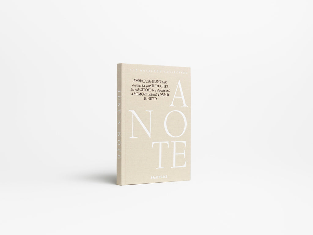Notebook - Just A Note, Beige
