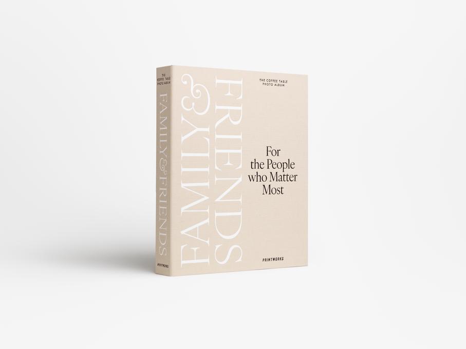 Photo Album - Family And Friends, Beige