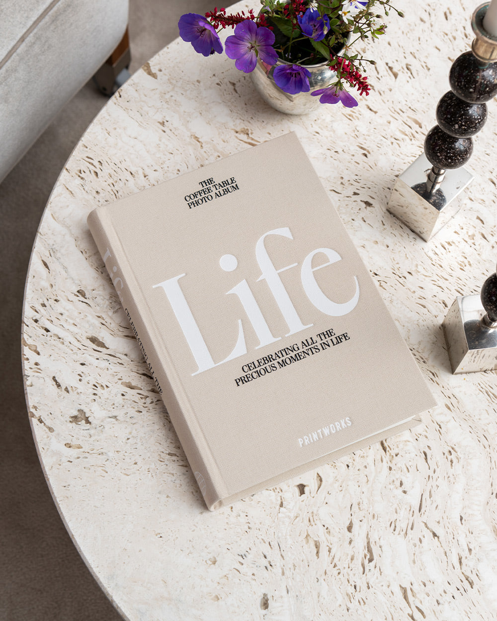 Livre Photo - Vie, Beige