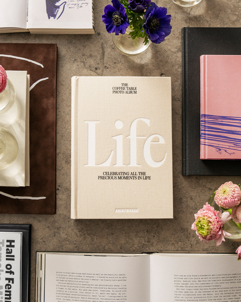 Livre Photo - Vie, Beige