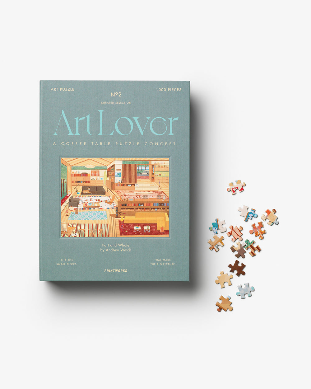 Puzzle Livre Pour Les Amoureux De L'Art - Partie Et Tout, 1000 Pièces
