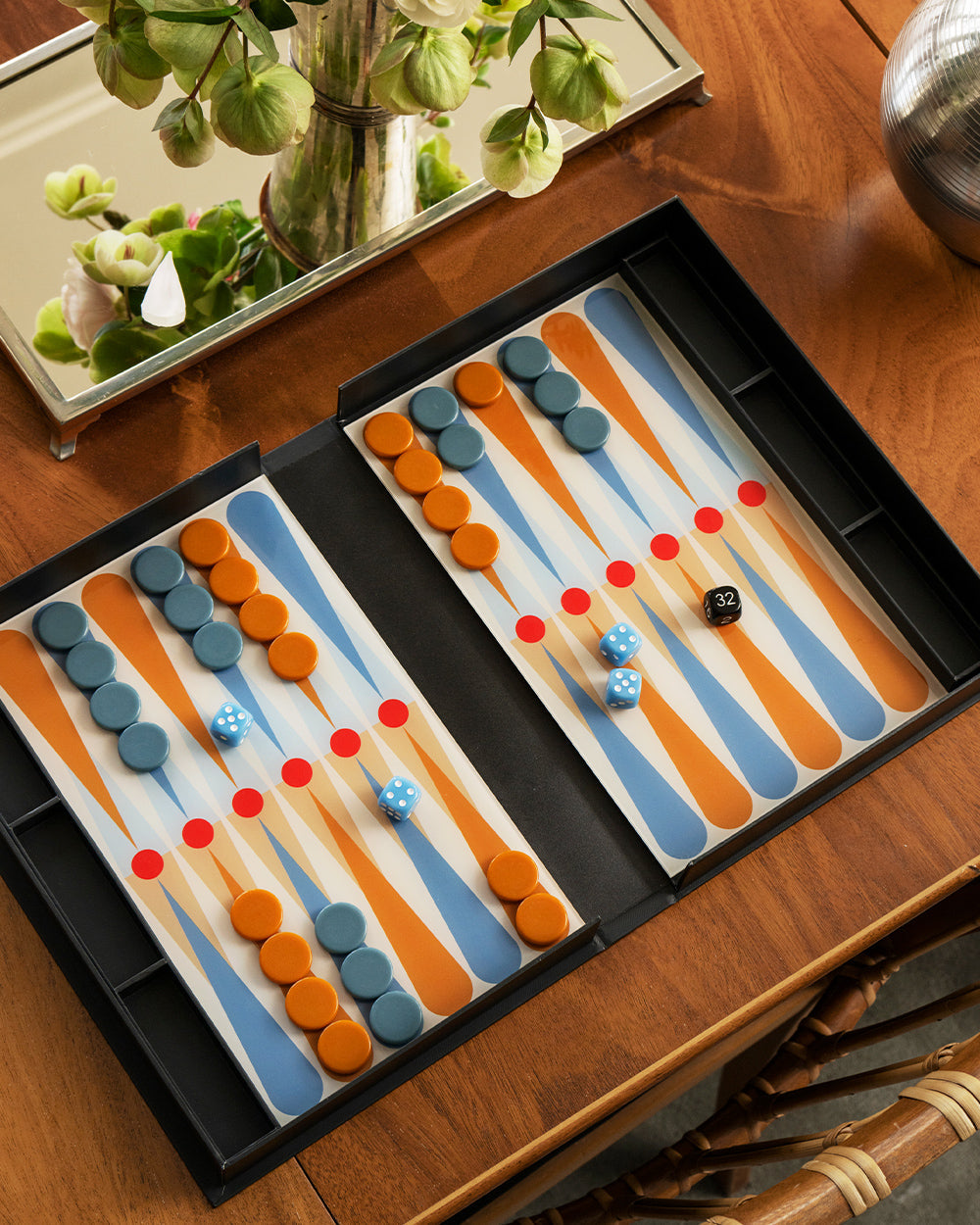 Art of Backgammon - Anthracite