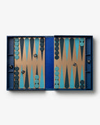 Art Of Backgammon Mirror - Dark Blue/Copper