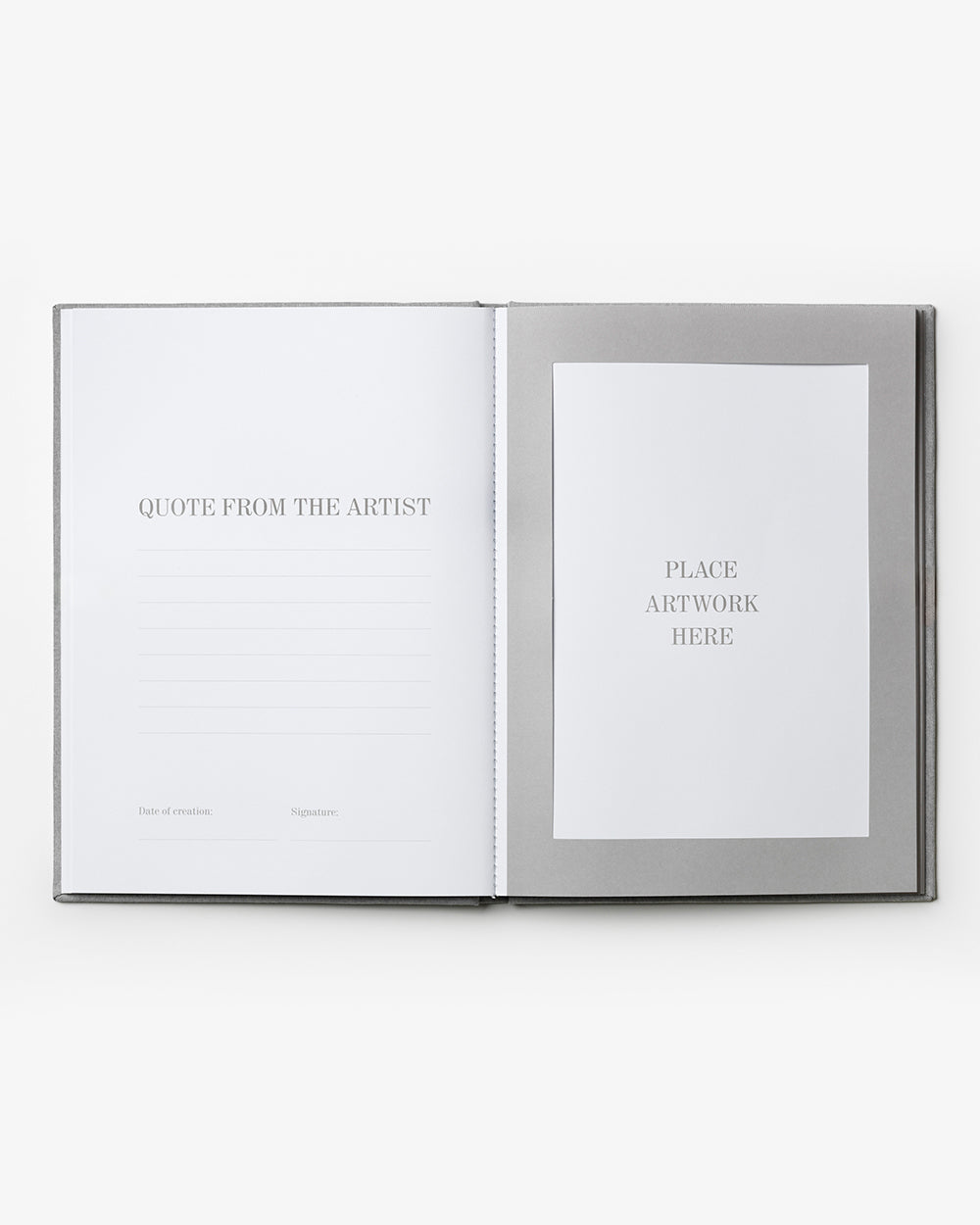 Livre Encadré - Great Art, Gris