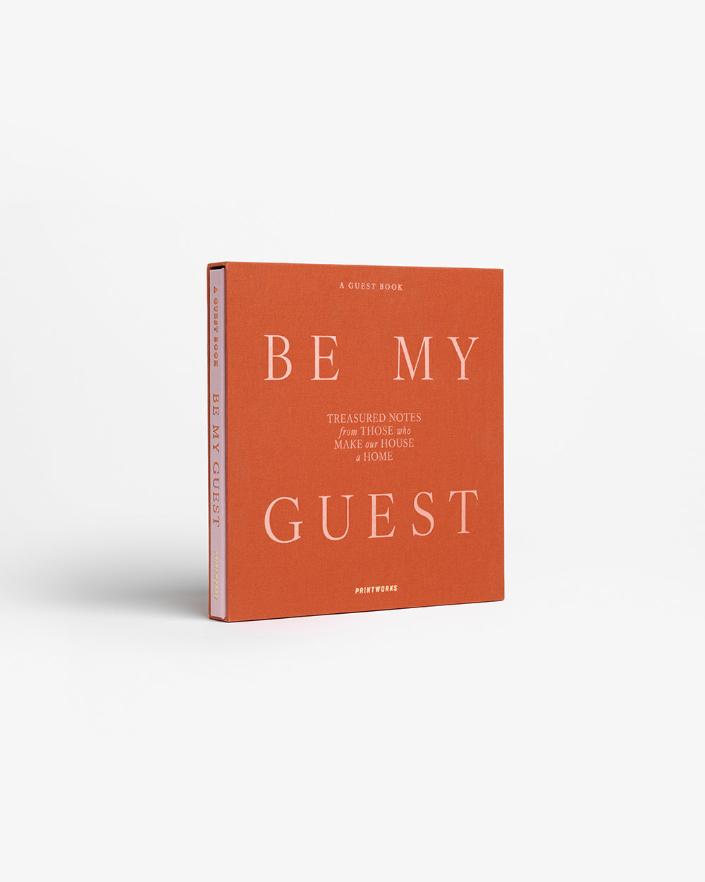 Guest Book - Pink/Rust