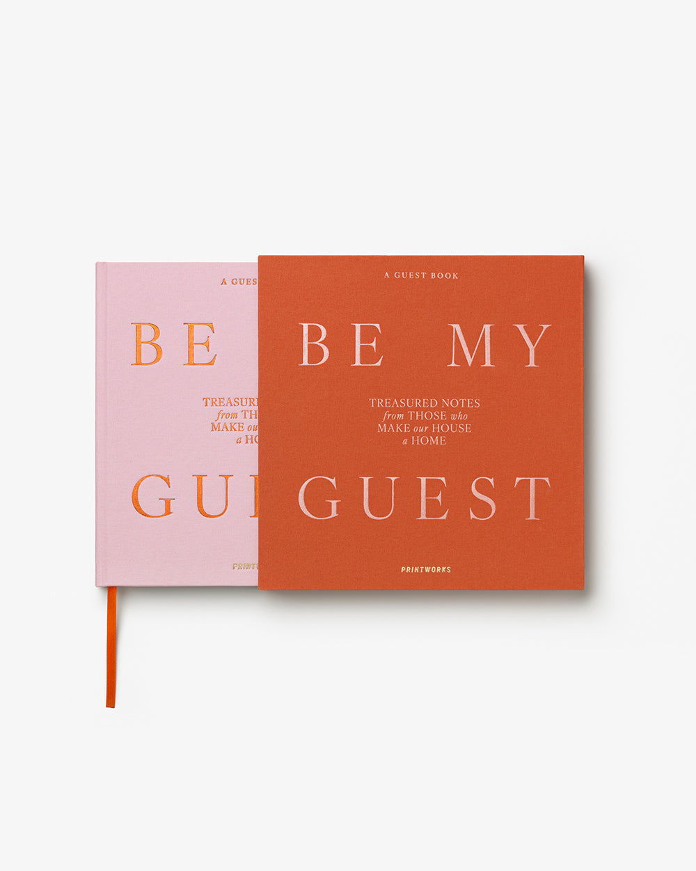 Guest Book - Pink/Rust