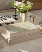 Art Of Backgammon Mirror - Beige/Clear