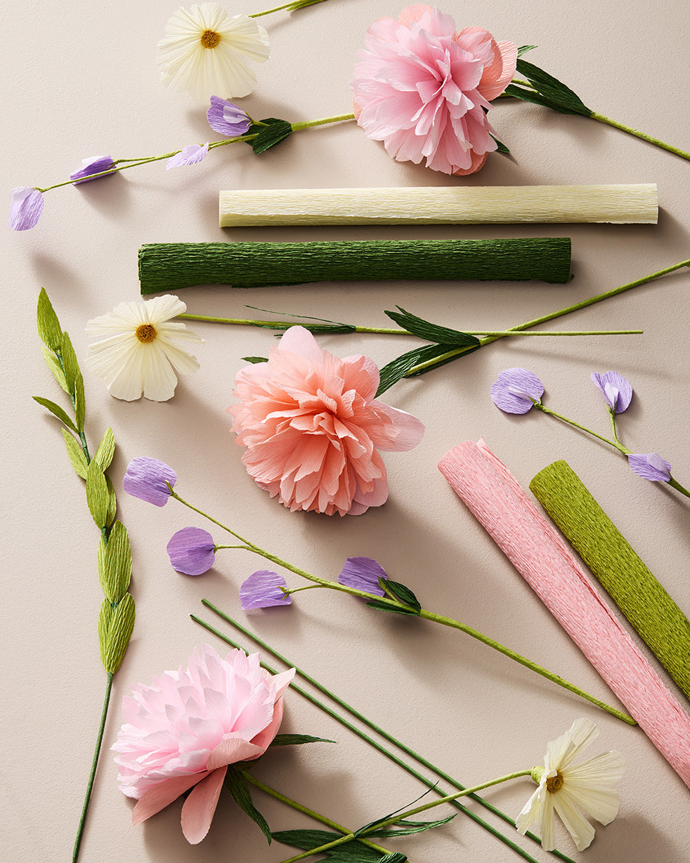 Paper Florist - Crepe Paper Flower Set