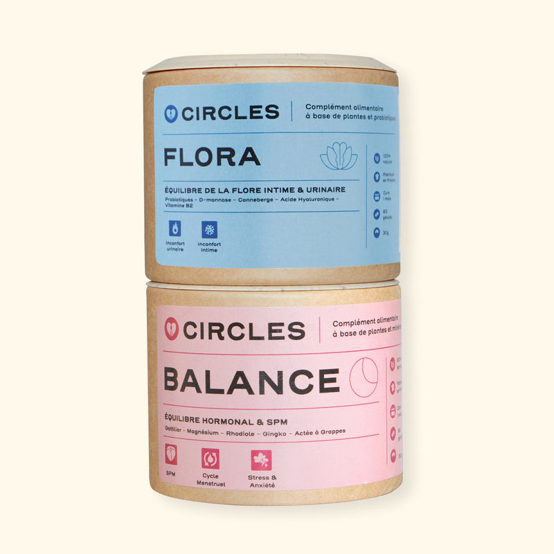 Duo Rééquilibrage Intime - Équilibre Hormonal & Flore Intime