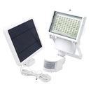 Foco solar blanco iluminación potente panel solar remoto LED blanco COOPER BLANCO H22cm con detector de movimiento orientable - REDDECO.com
