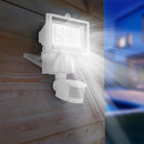 Foco solar blanco iluminación potente panel solar remoto LED blanco COOPER BLANCO H22cm con detector de movimiento orientable - REDDECO.com