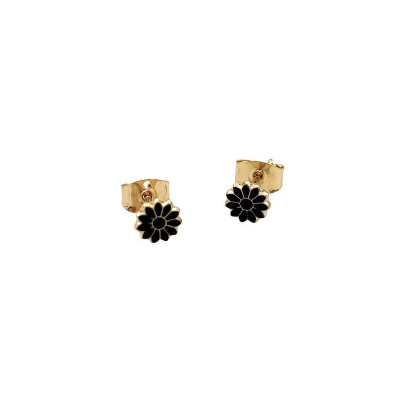 Puces Mini Margherita - Black - Gold