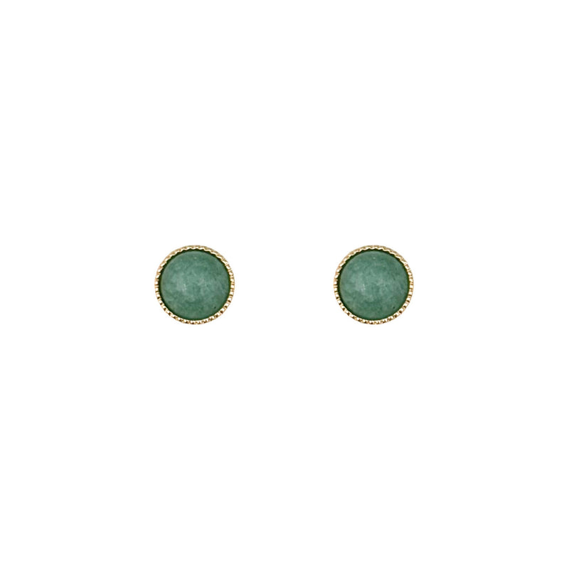 Round Gemstones Chips - Aventurine - Gold