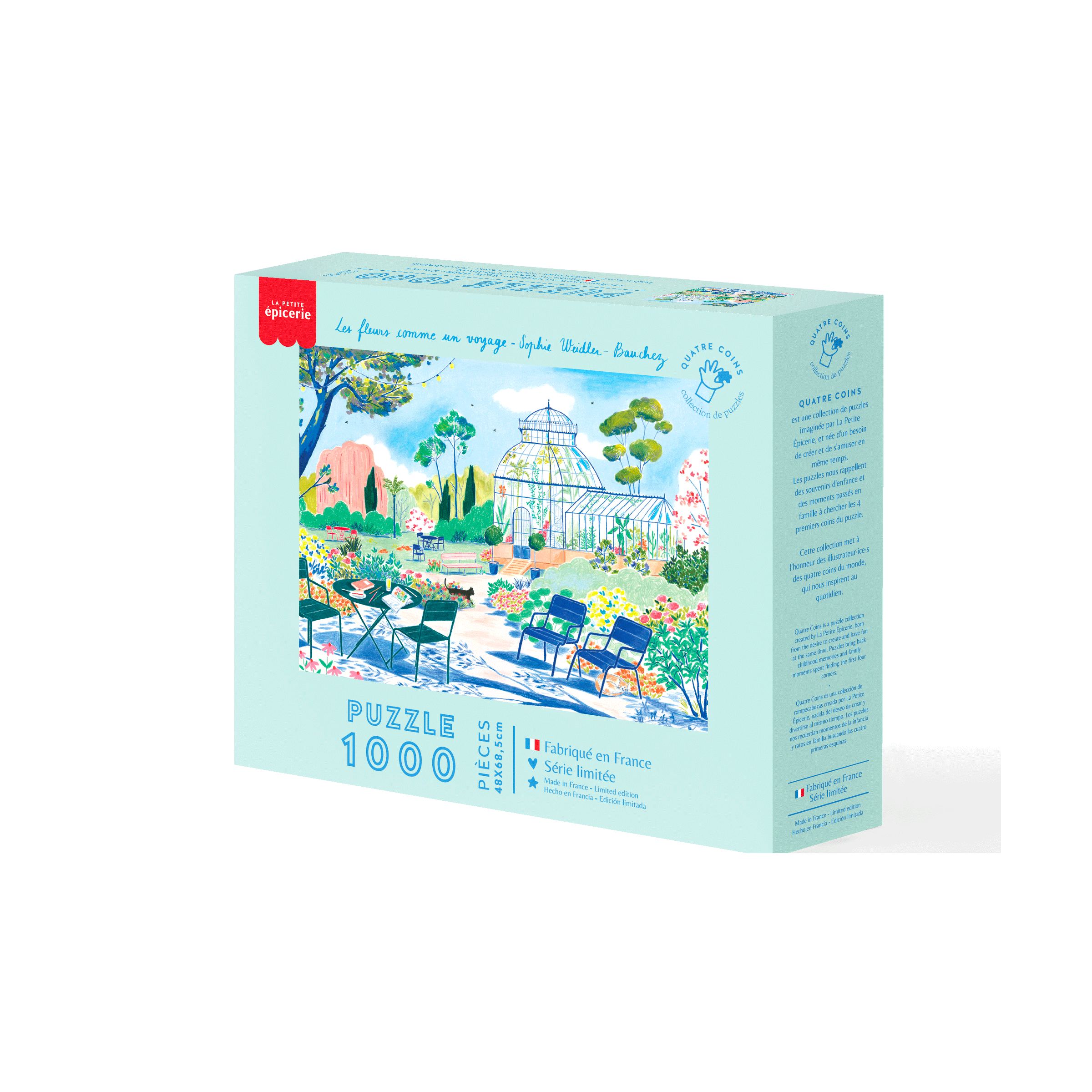 Puzzle Flores como un viaje de Sophie Weidler Bauchez - 1000 piezas