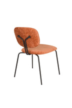 Bouton - Dining Chair - Polyester - Terracotta/Red