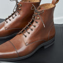 Combat Boots L'Homme Inconscient Cuir Armagnac