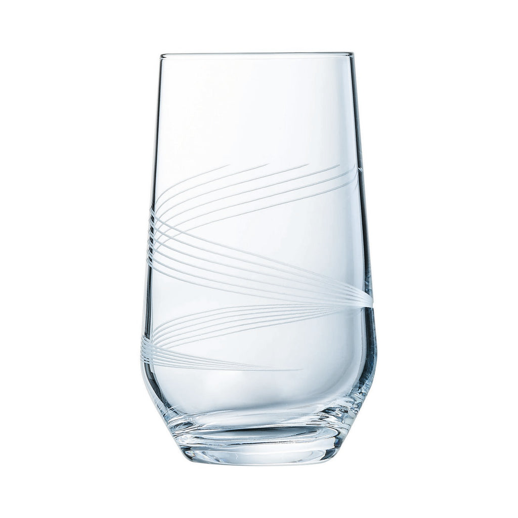 Intense - 4 Verres Hauts - Ultra Résistant - 40Cl - Cristal D'Arques