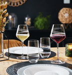 Intense - 4 Verres Hauts - Ultra Résistant - 40Cl - Cristal D'Arques