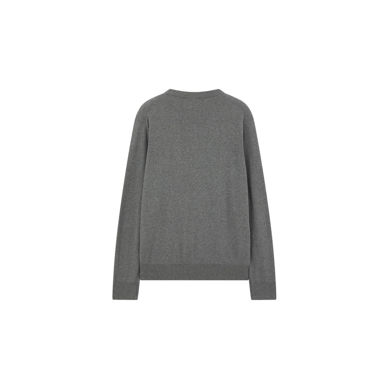 Pull Mpul01 - Heather Grey - Homme