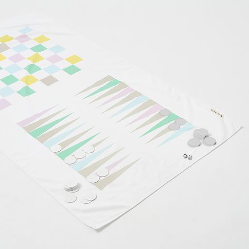 Microfiber Games Towel - Printed on White Background