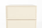 June - Bedside Table - Solid Oak - Beige