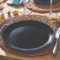 Pampille - 6 Assiettes Plates - Noir - 25Cm - Luminarc