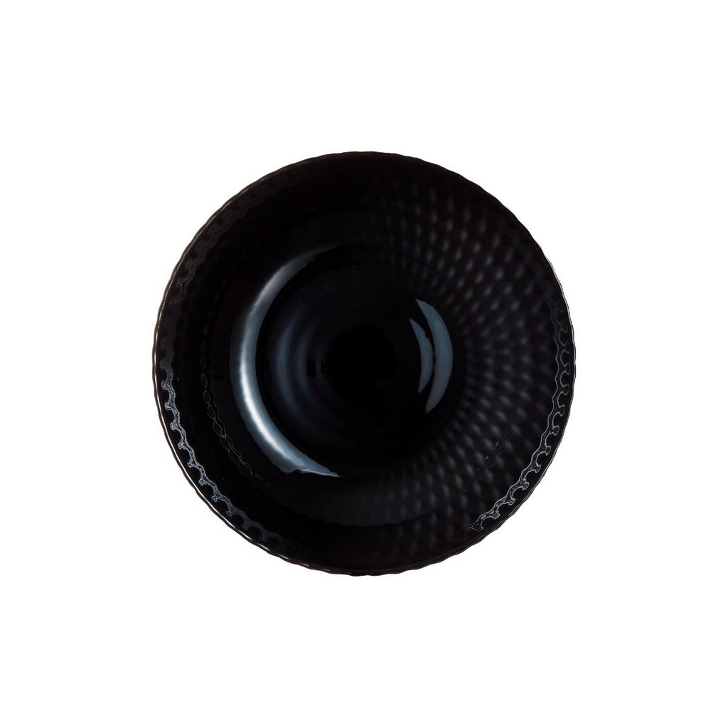 Pampille - 6 Platos Hondos - Negro - 20 cm - Luminarc