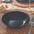 Pampille - 6 Platos Hondos - Negro - 20 cm - Luminarc